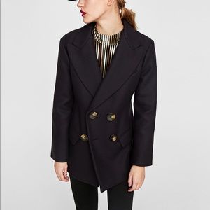 Short Double-Breasted Coat